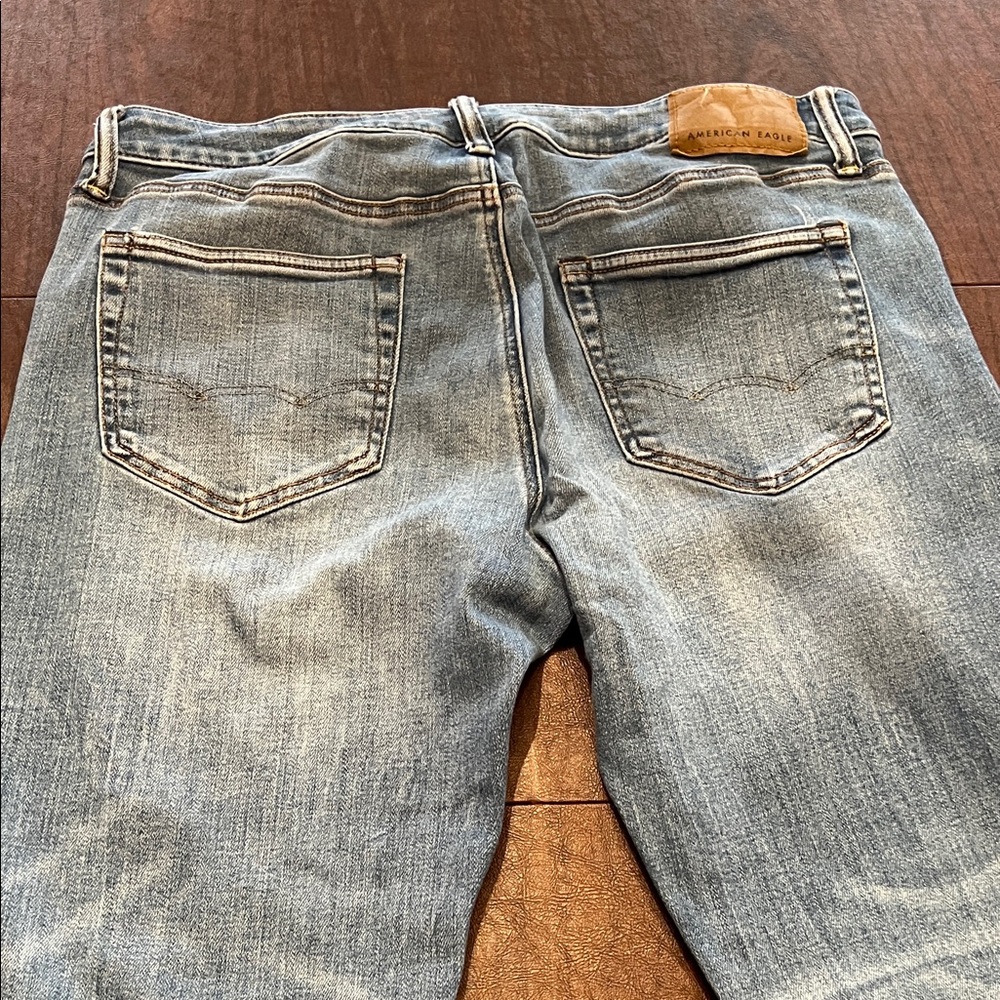 American Eagle Outfitters Men's Slim Straight Ne(x)t Level Airflex Jeans 36x32 - Picture 8 of 12